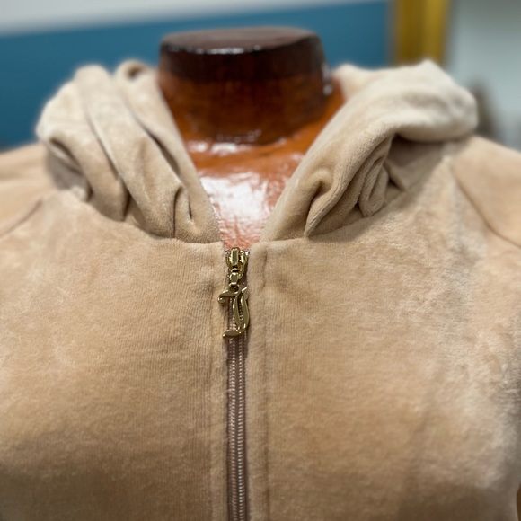 โจRARE 90s/2000s Juicy Couture Velour Hoodie โ Bedazzled Retro Glam ๐โจ - Picture 11 of 16